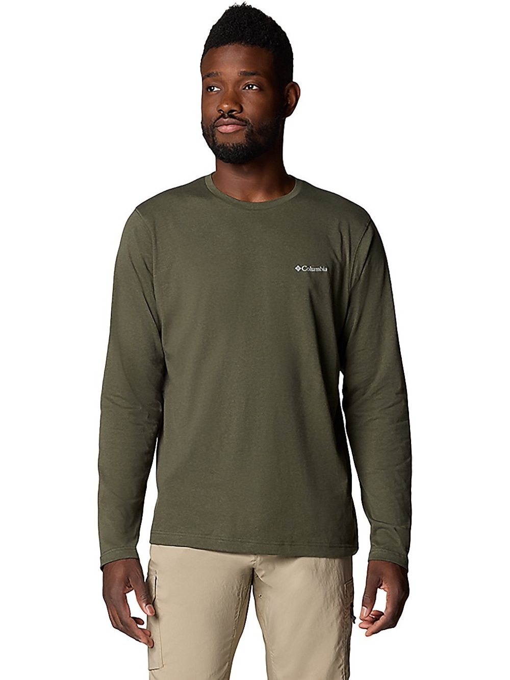 Columbia Olive Green Long Sleeve Tee